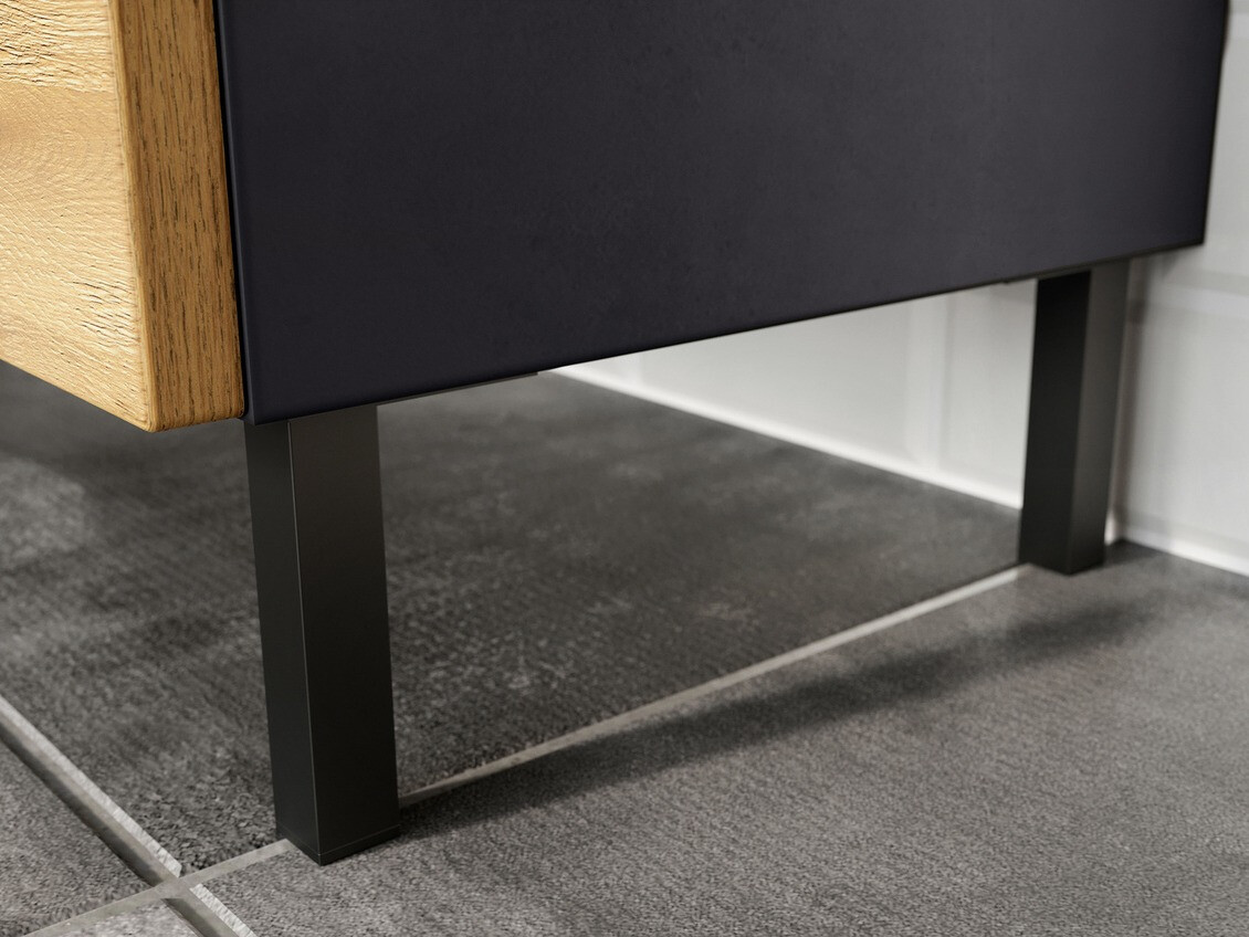 Ormarić za kupatilo Talmira 101 (Graphite + Grande hrast)