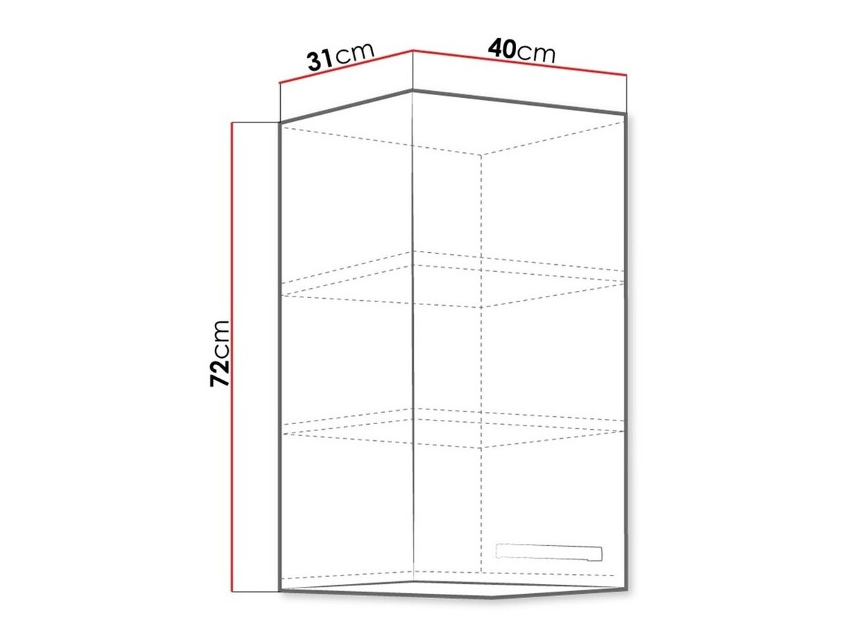 Modularni zidni ormarić Multi Grey 119