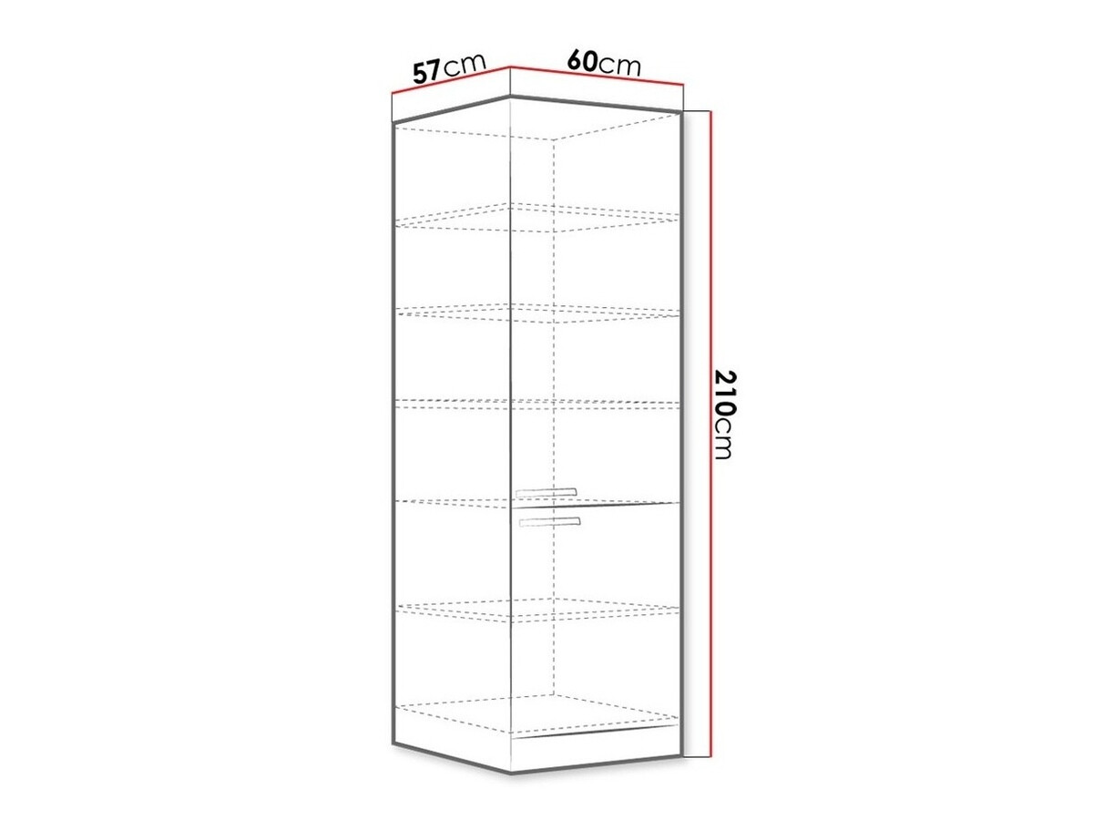 Modularni ormar sa vratima Multi Grey 115