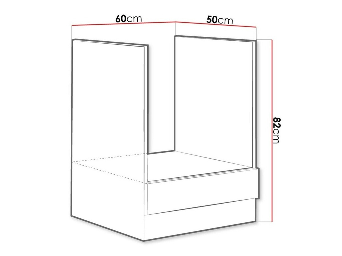 Modularni ormar za ugradne uređaje Multi Grey 116
