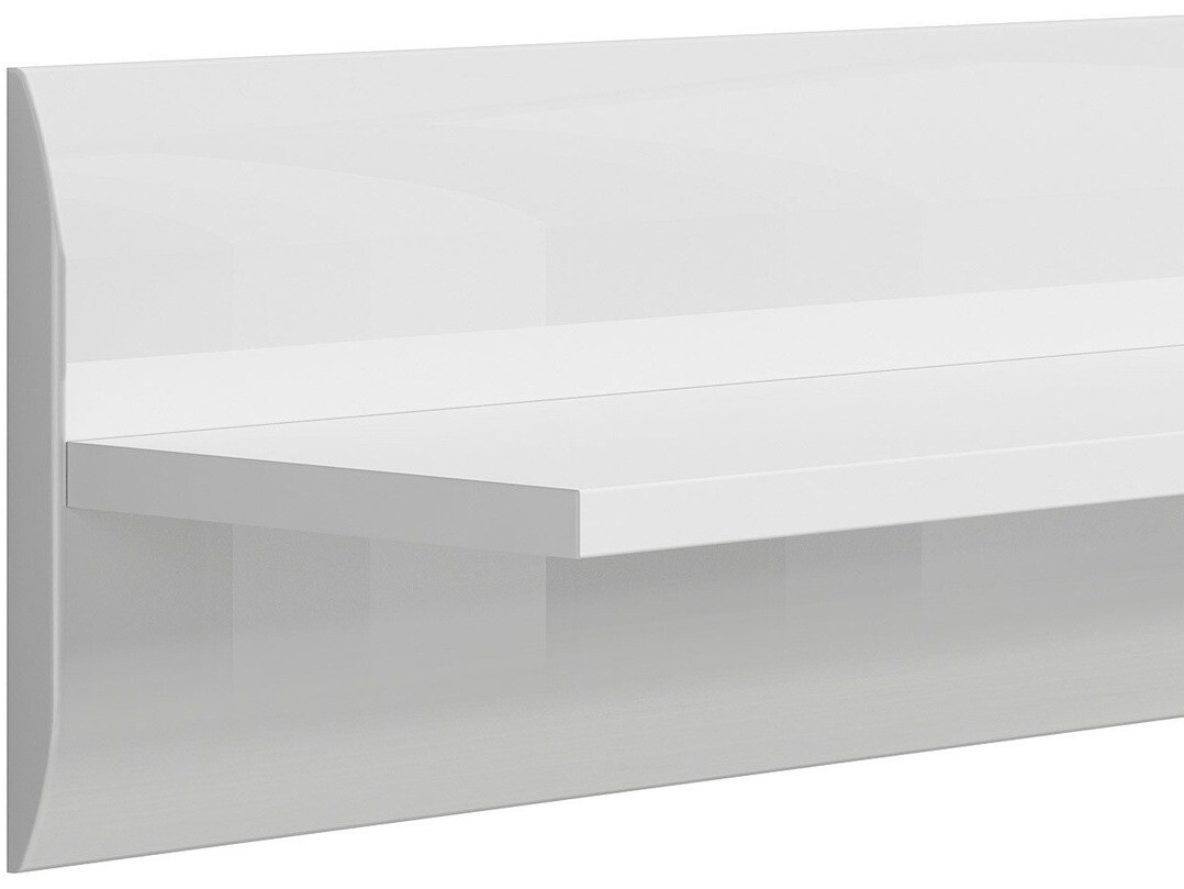 Zidna polica Serveso 104 (Sjajno belo)