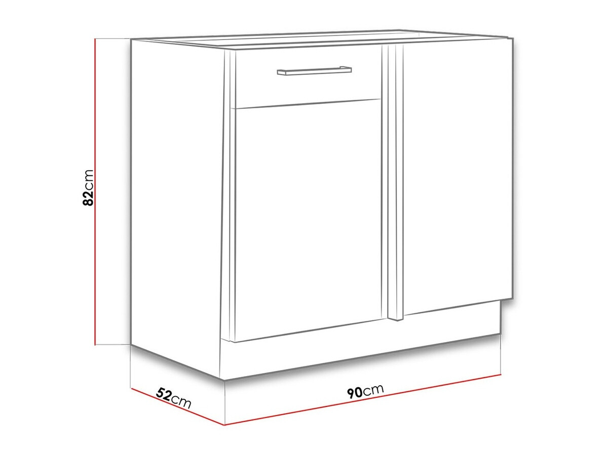 Modularni ormar sa vratima Wood White 103