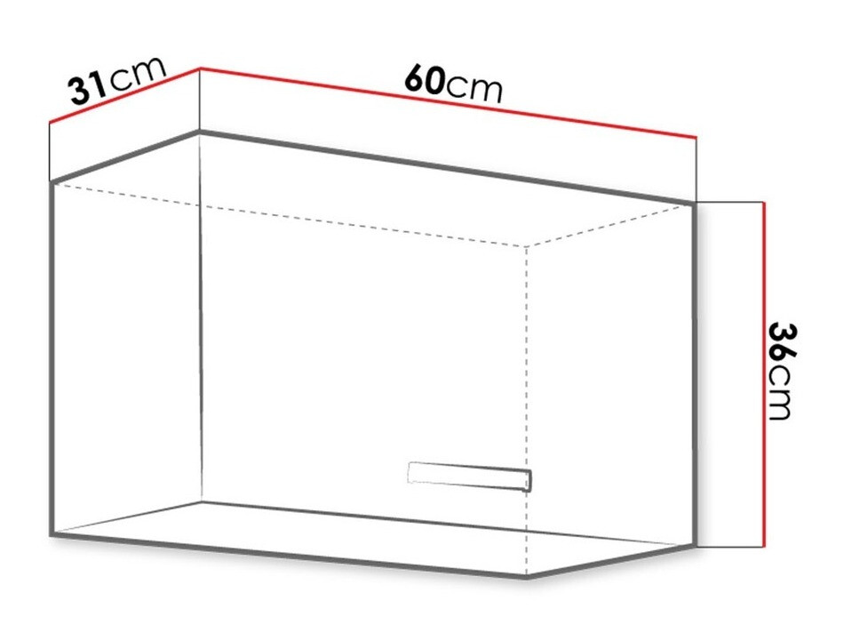 Modularni zidni ormarić Multi Grey 113