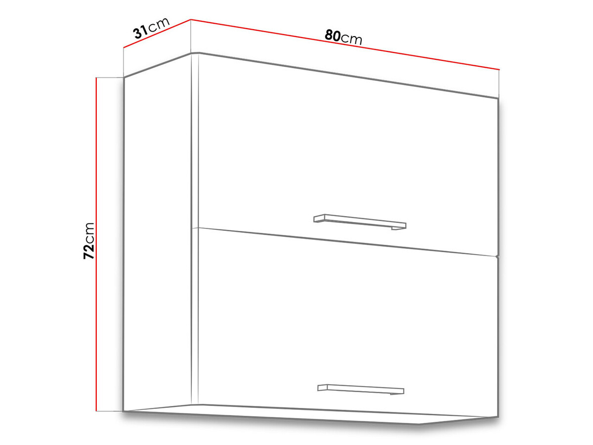 Modularni zidni ormarić Wood Grey 109