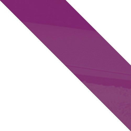 Noćni ormarić Murrieta 111 (Sjajno belo + Visoki sjaj Ljubičasta)