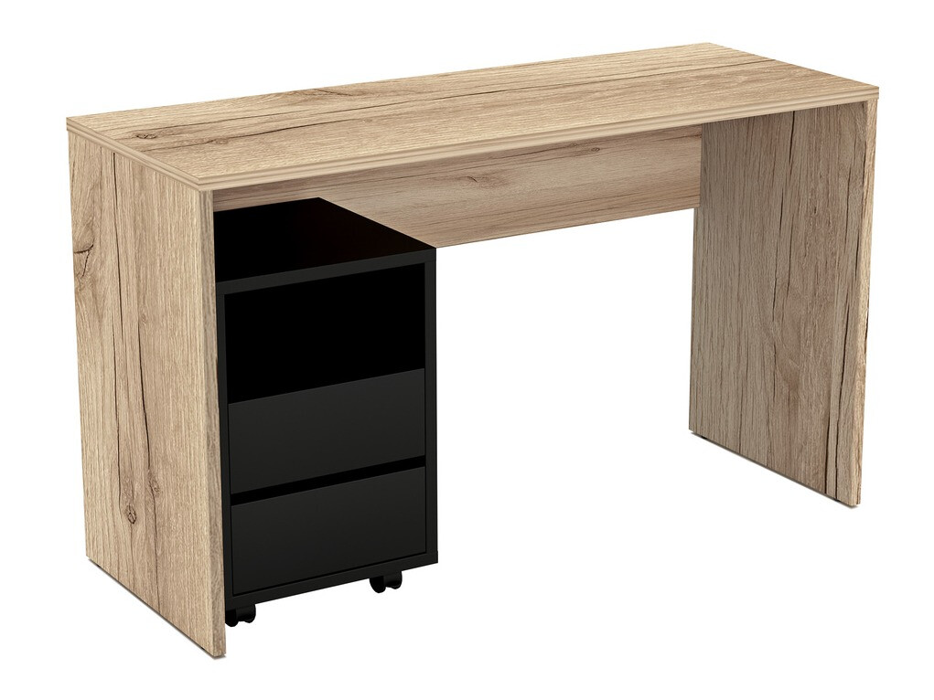 Kancelarijski sto Austin 347 (Svetli javor + Crno)