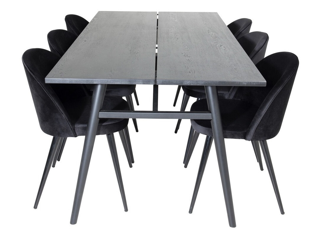 Trpezarijski set Dallas 1676 (Crno)
