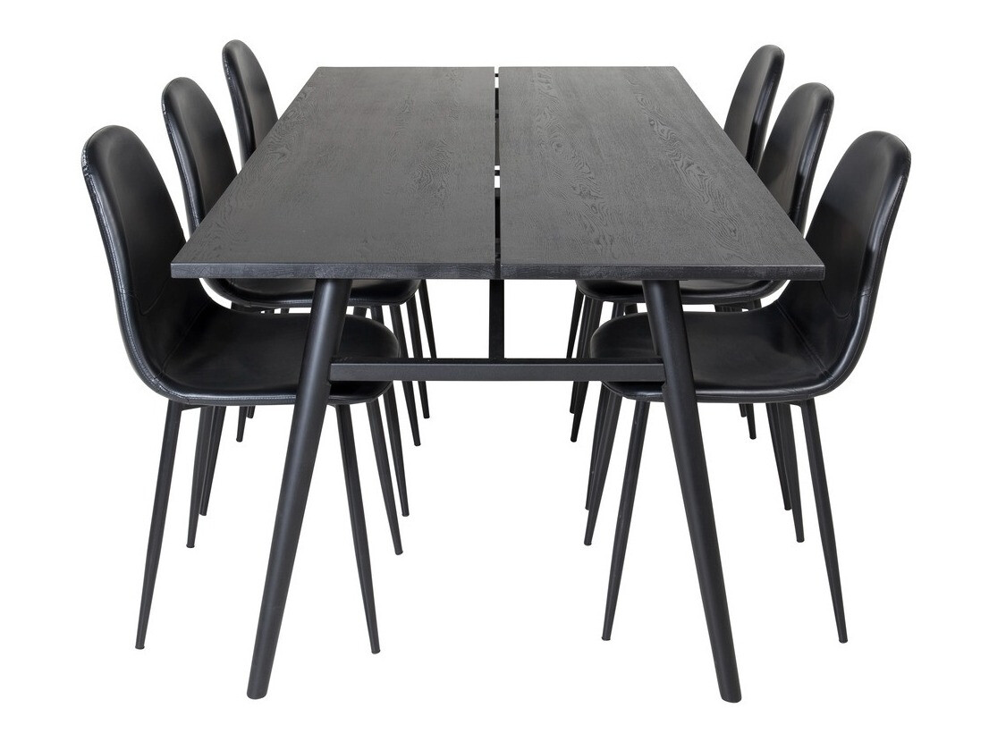 Trpezarijski set Dallas 1681 (Crno)