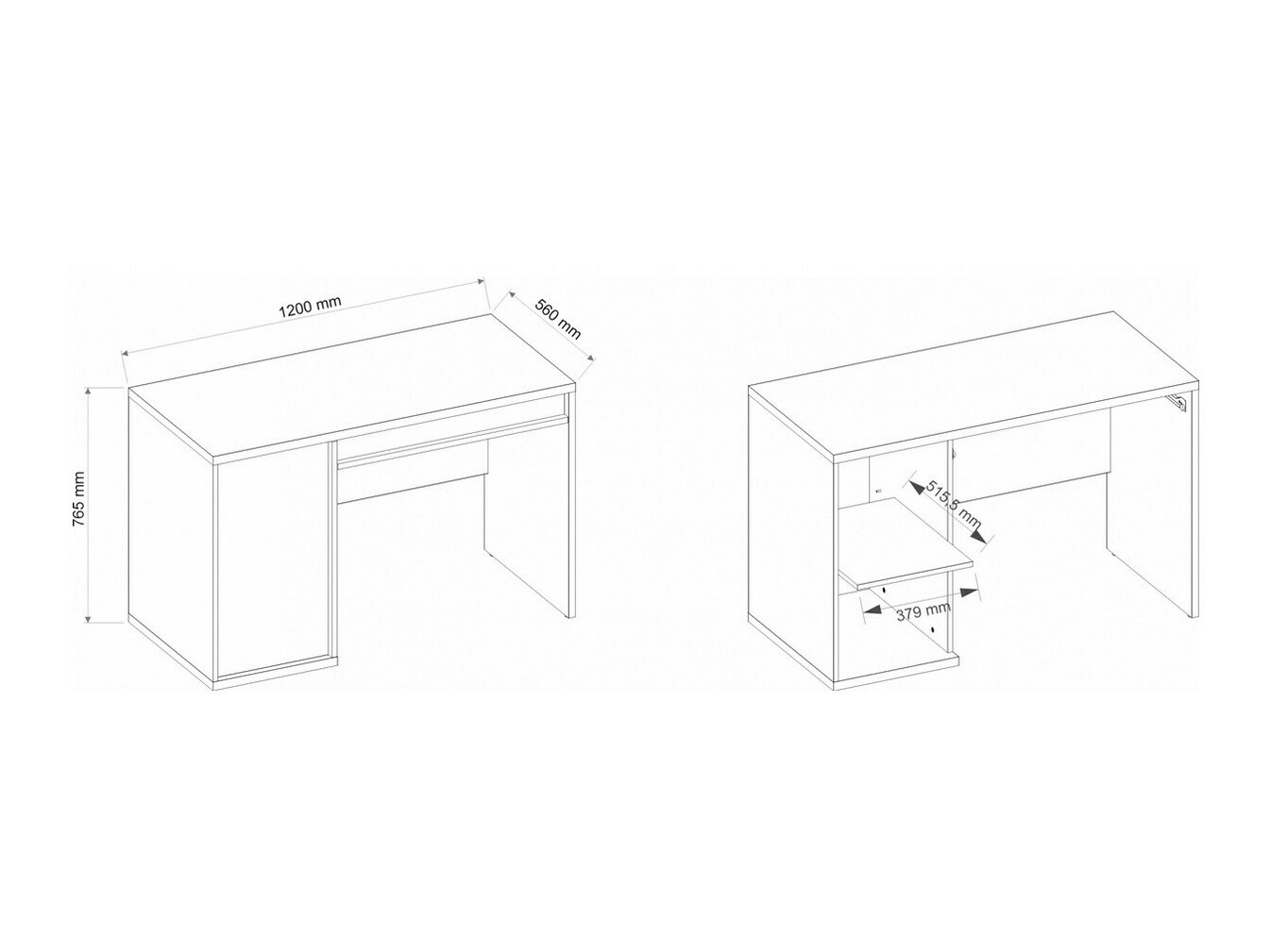 Kancelarijski sto Marvesi 125
