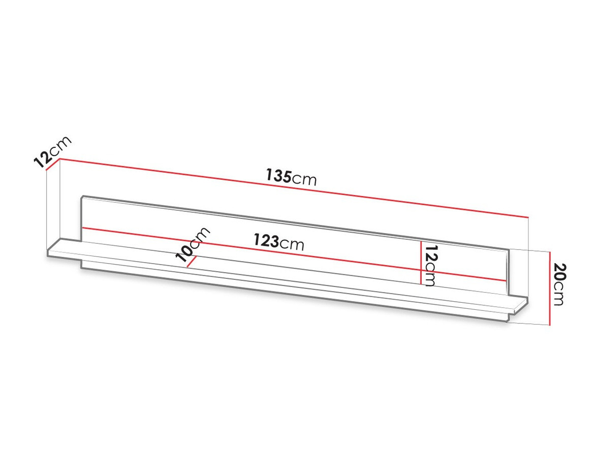 Zidna polica Ferenou 104
