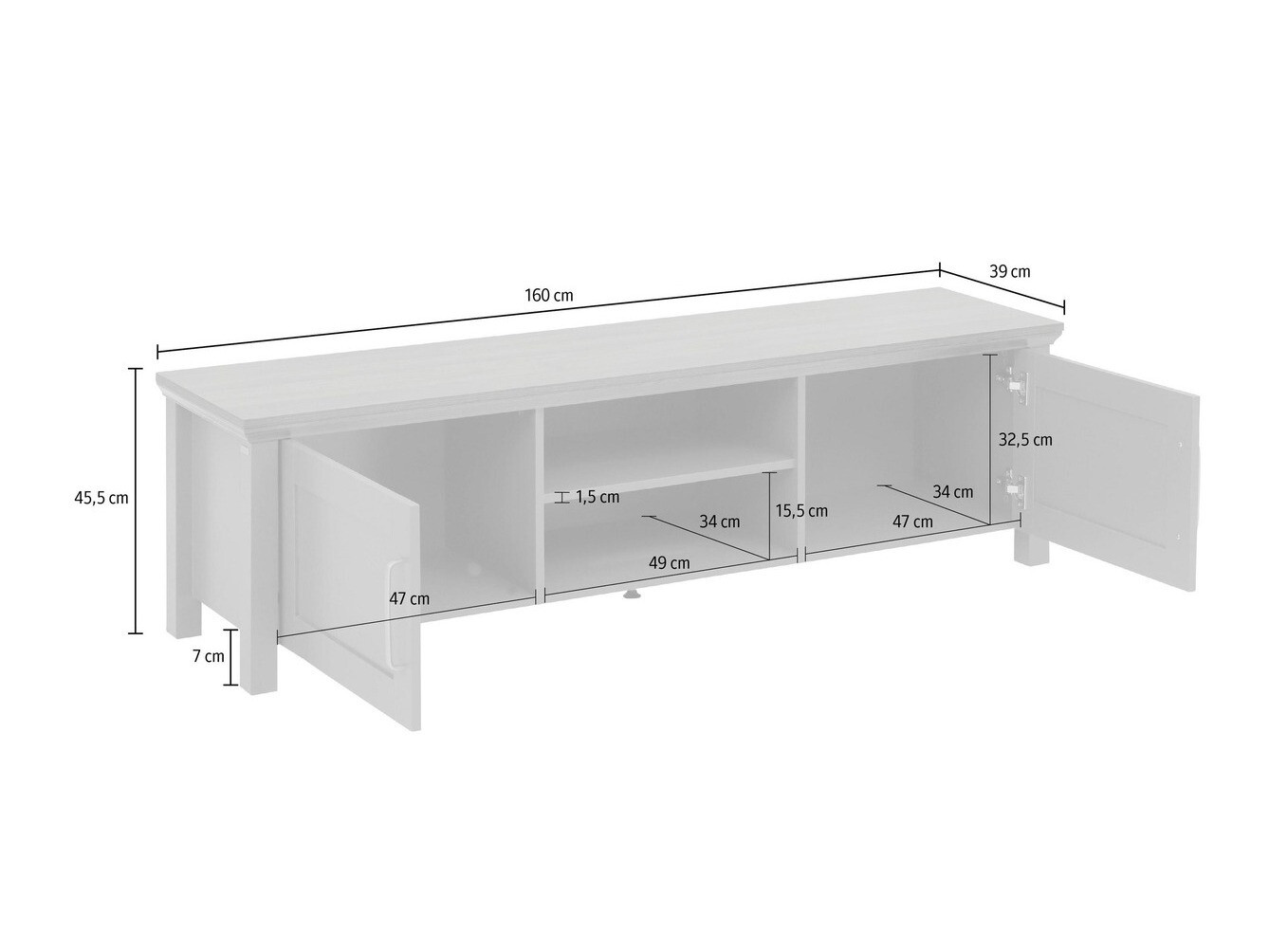 TV komoda Denton 464