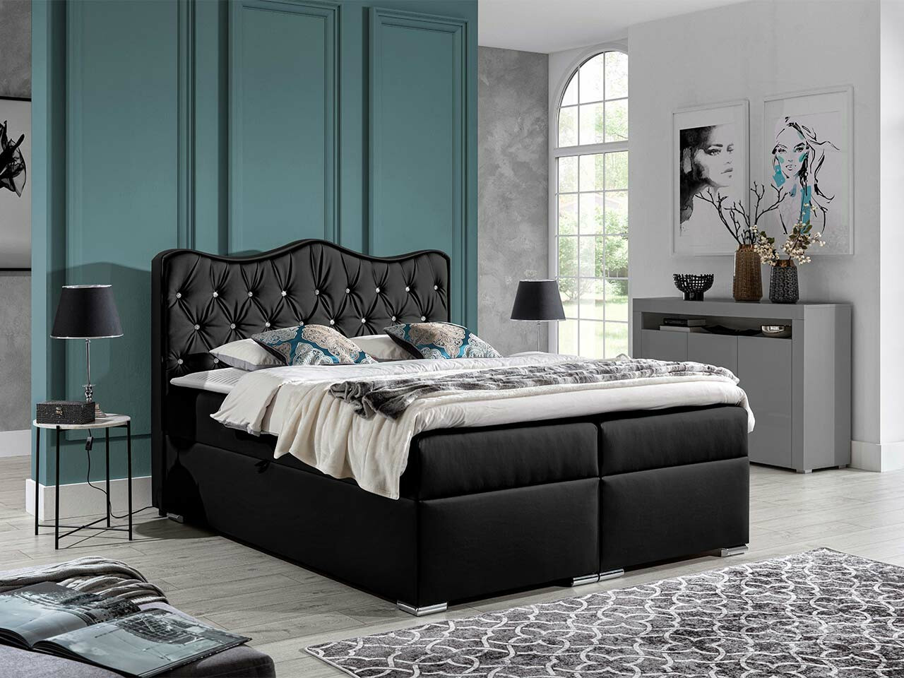 Boxspring krevet Baltimore 162 (Soft 011)