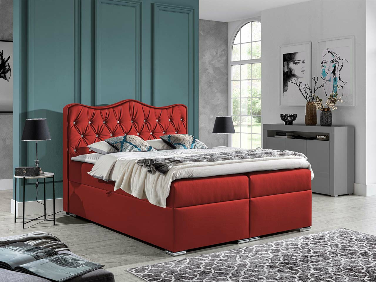 Boxspring krevet Baltimore 162 (Soft 010A)