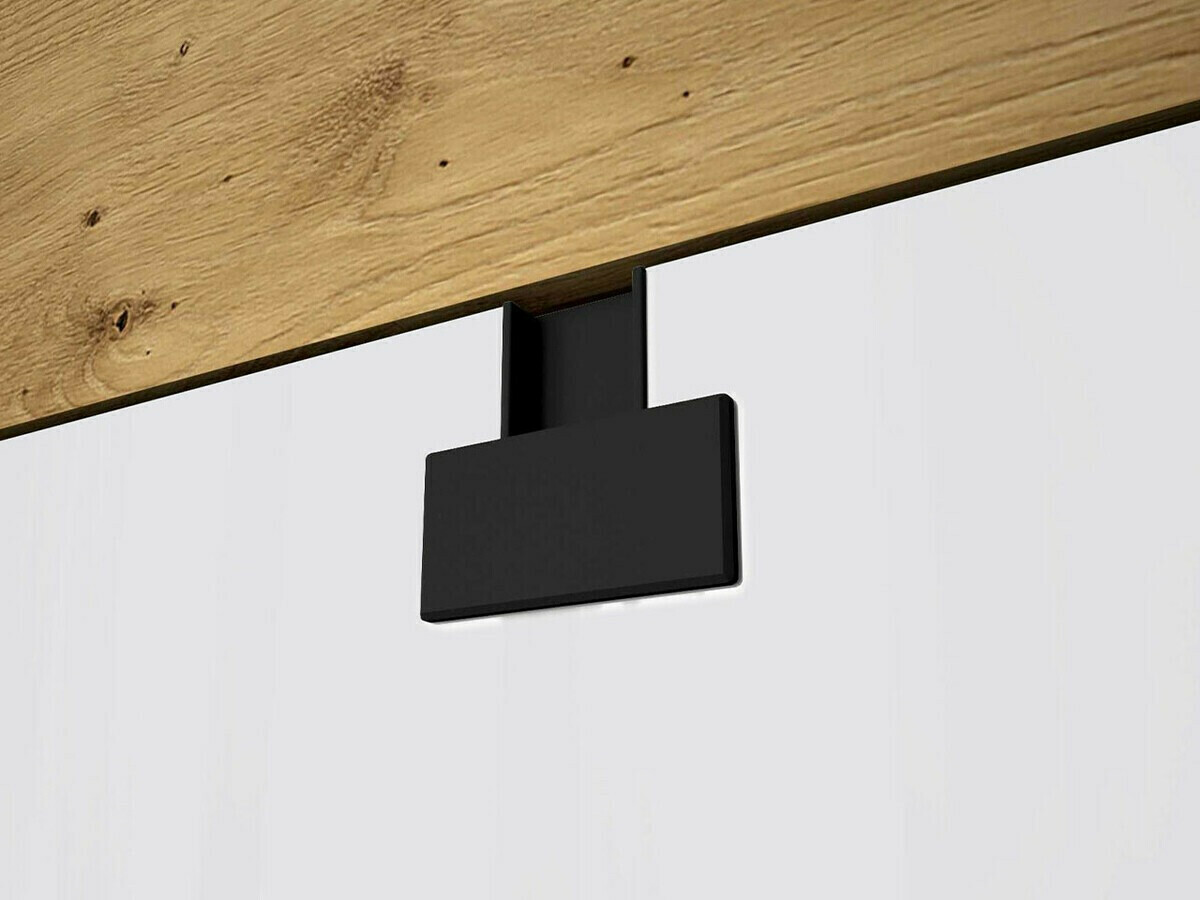 Krevet Florevi 106 (Mat belo + Artisan hrast)