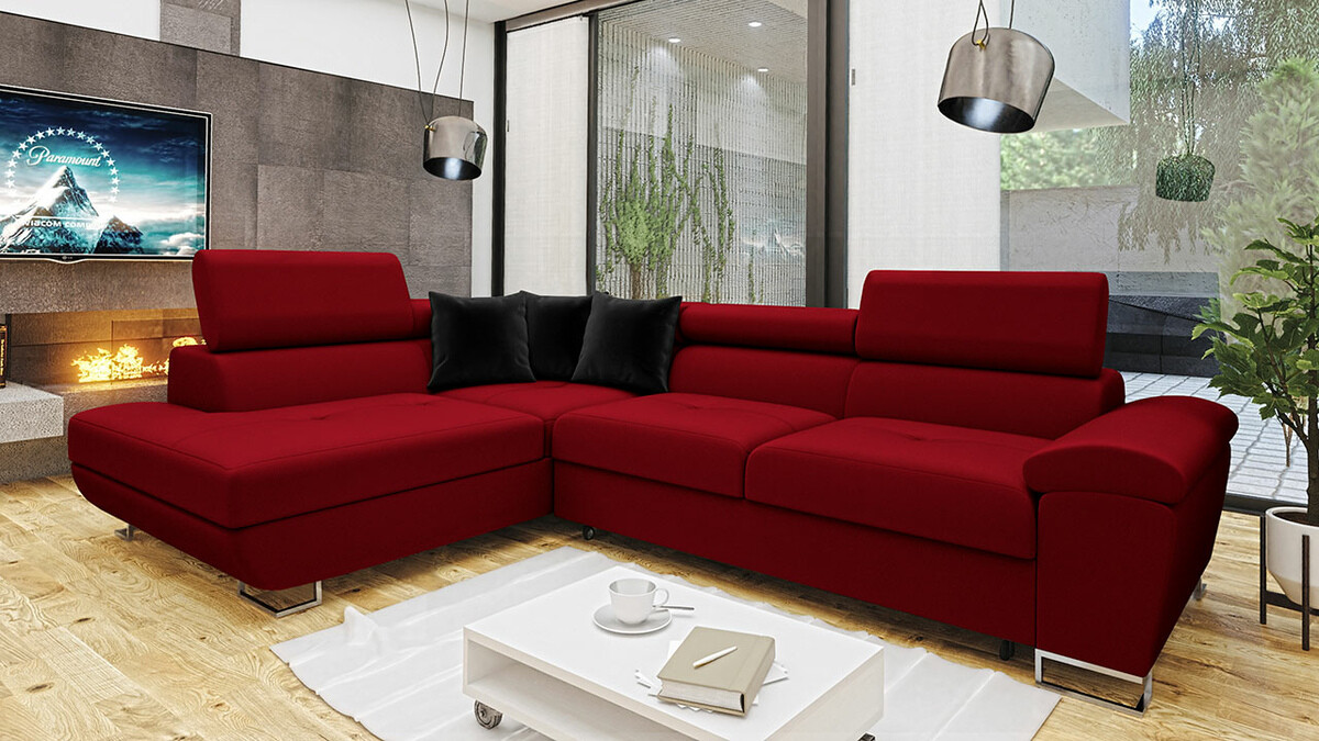 Ugaona sofa Comfivo 166 (Venus Velvet 2926 + Magic Velvet 2219)