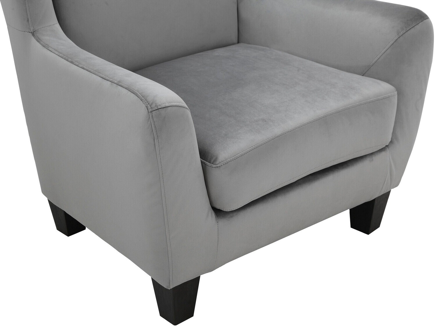 Fotelja Denton 641 (Sivo + Crno)