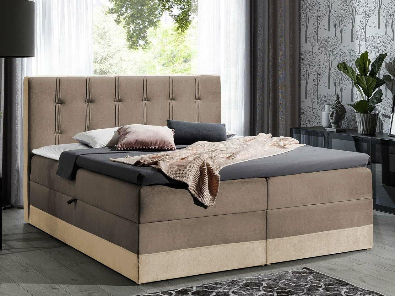 Boxspring krevet Baltimore 139 (Kameleon 04 + Kameleon 15)