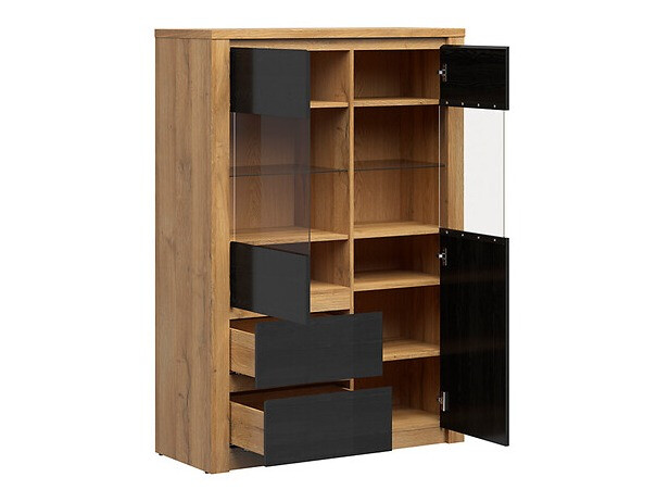 Polica Boston 640 (Hrast + Crni hrast)