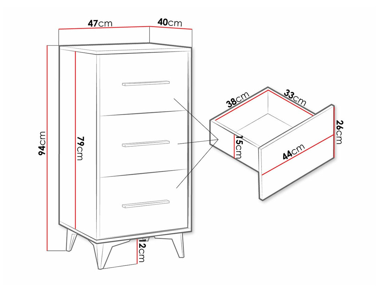 Komoda Avimora 102 (Orah)