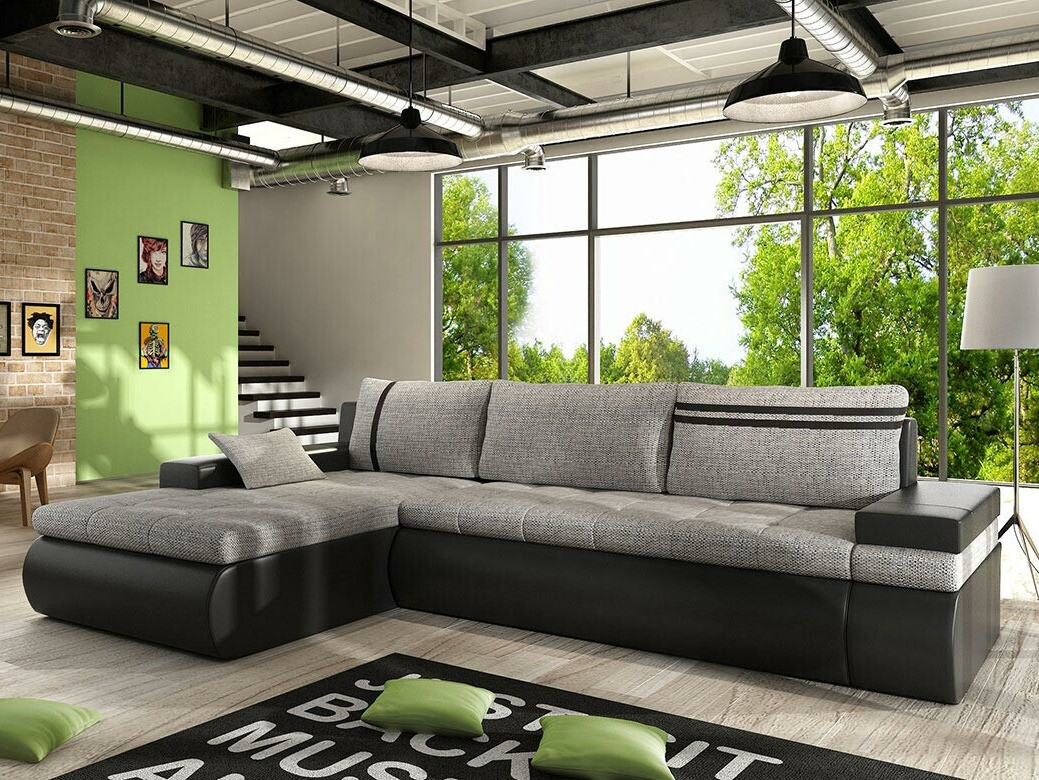 Ugaona sofa Temple 100 (Soft 011 + Lawa 05)