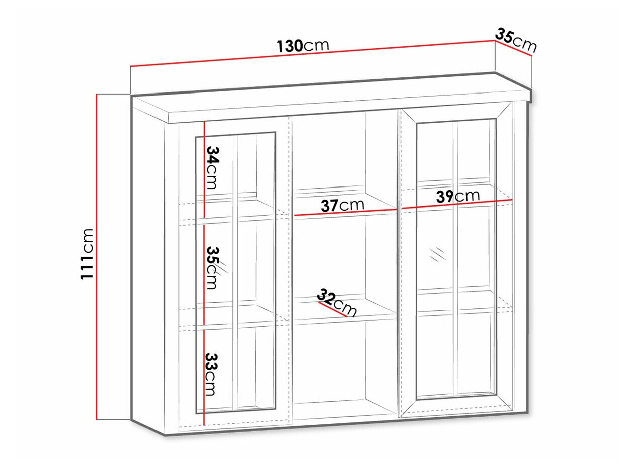 Ormarić Ferdore 143 (Храст лефкас + Anderson bor)