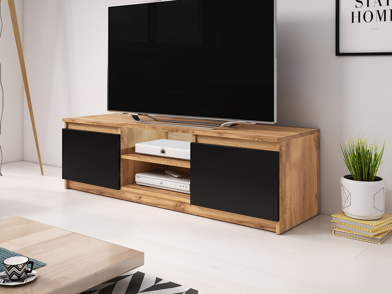 TV komoda Sarasota 139 (Hrast Votan + Grafit)