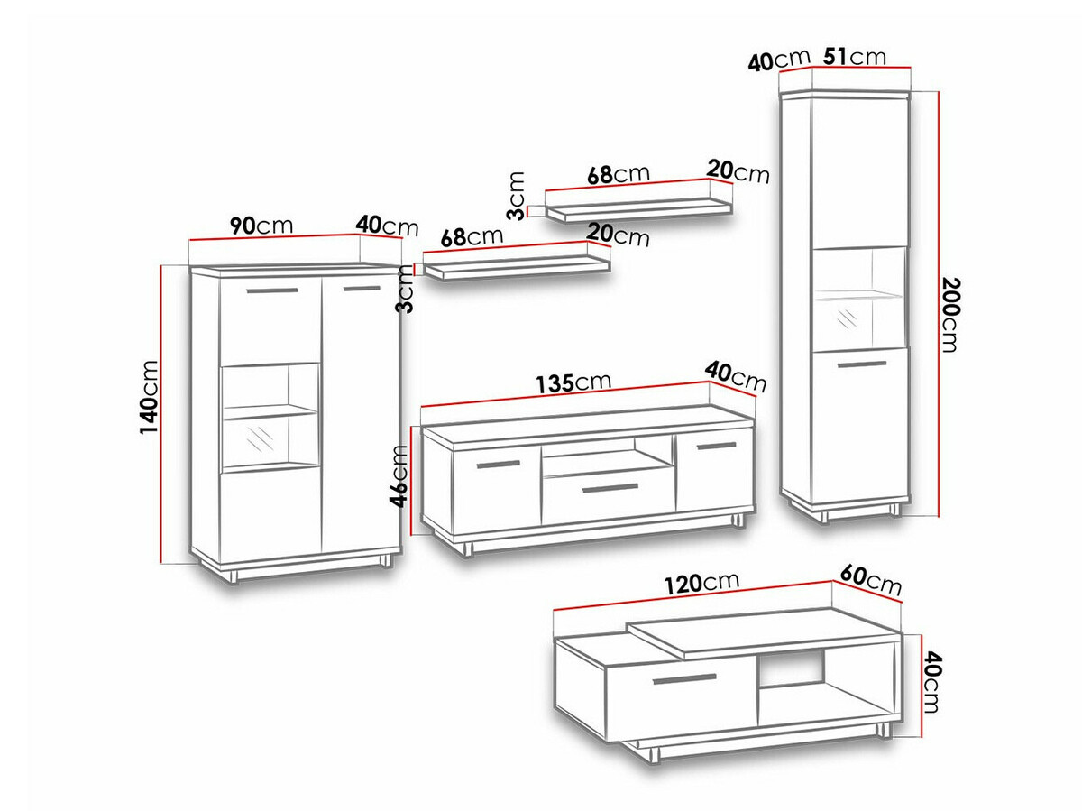 Set za dnevnu sobu Morlira 114