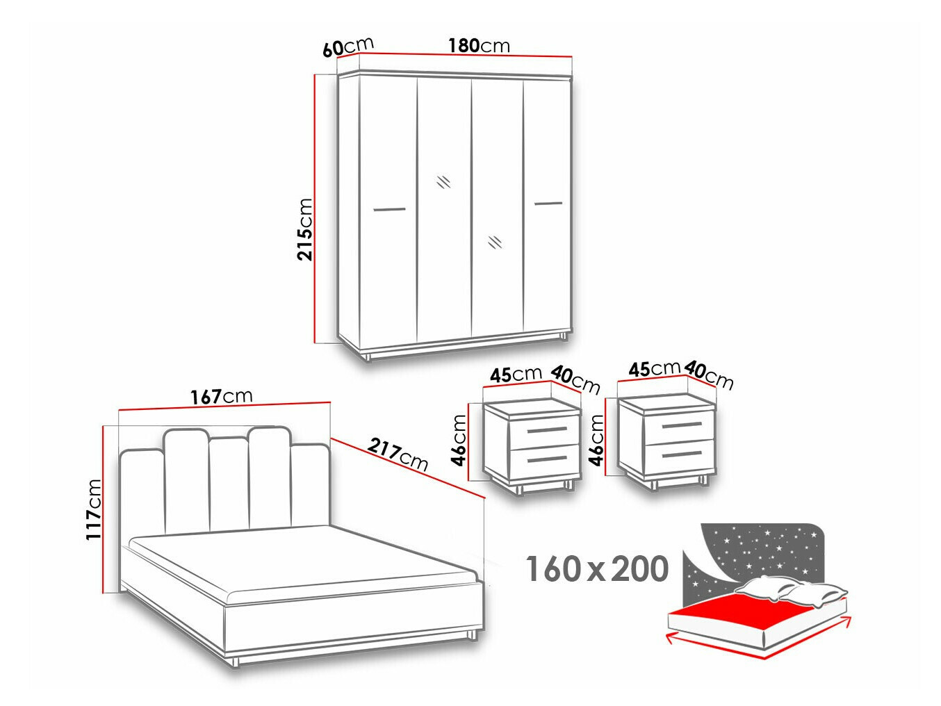 Set spavaća soba Morlira 118