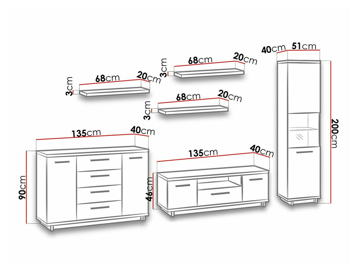 Set za dnevnu sobu Morlira 113