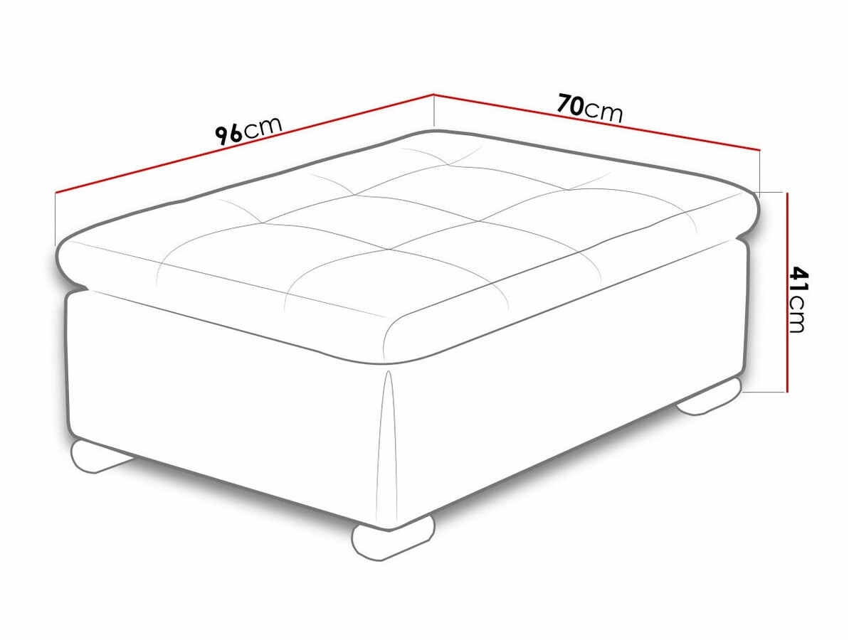 Tapacirana klupa Comfivo 118 (Lux 05 + Lux 06)