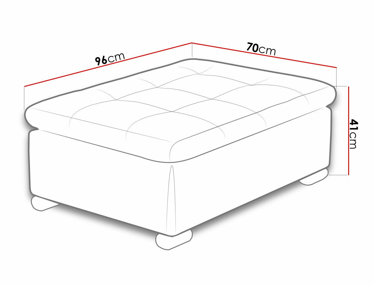 Tapacirana klupa Comfivo 118 (Lux 06)
