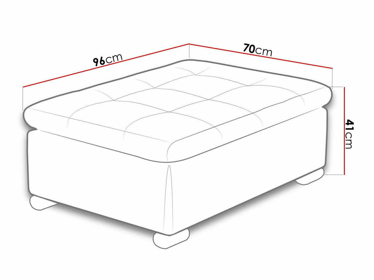 Tapacirana klupa Comfivo 118 (Majorka 03)