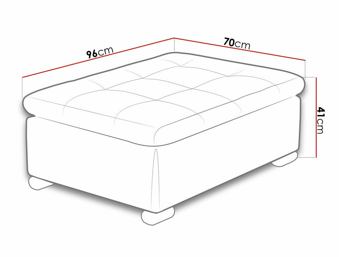 Tapacirana klupa Comfivo 118 (Soft 017 + Kronos 22)
