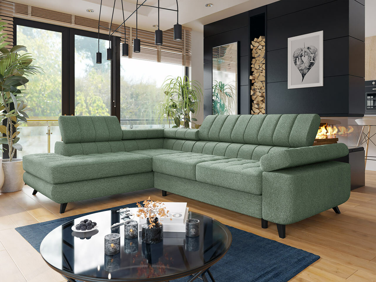 Ugaona sofa Comfivo 207 (Bukle Abriamo 10)