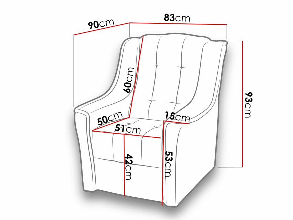 Fotelja Providence 108 (Kronos 22)