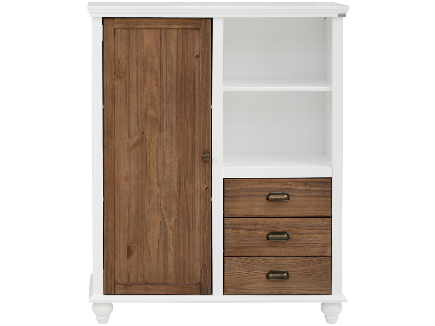 Komoda Tivmeri 103 (Belo + Smeđa)