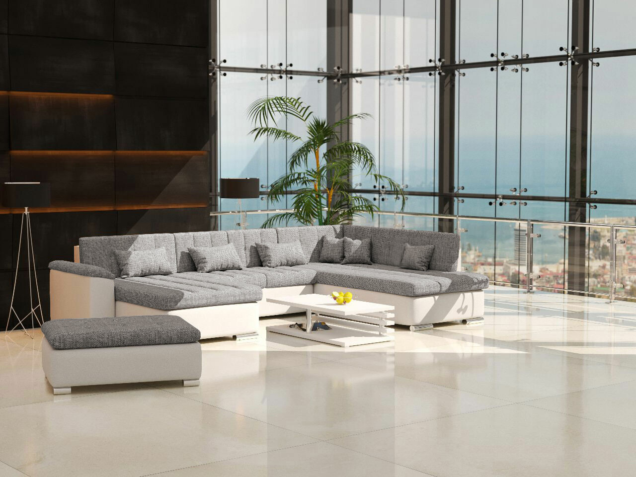 Set tapaciranog nameštaja Comfivo Gemma I (Soft 017 + Lawa 05)