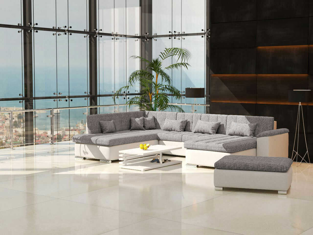 Set tapaciranog nameštaja Comfivo Gemma I (Soft 017 + Lawa 05)