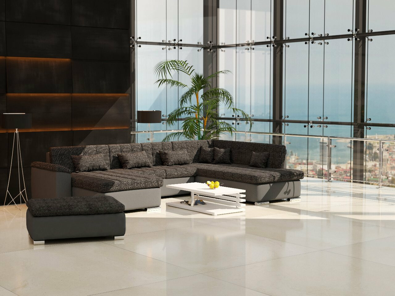 Set tapaciranog nameštaja Comfivo Gemma I (Soft 020 + Majorka 03)