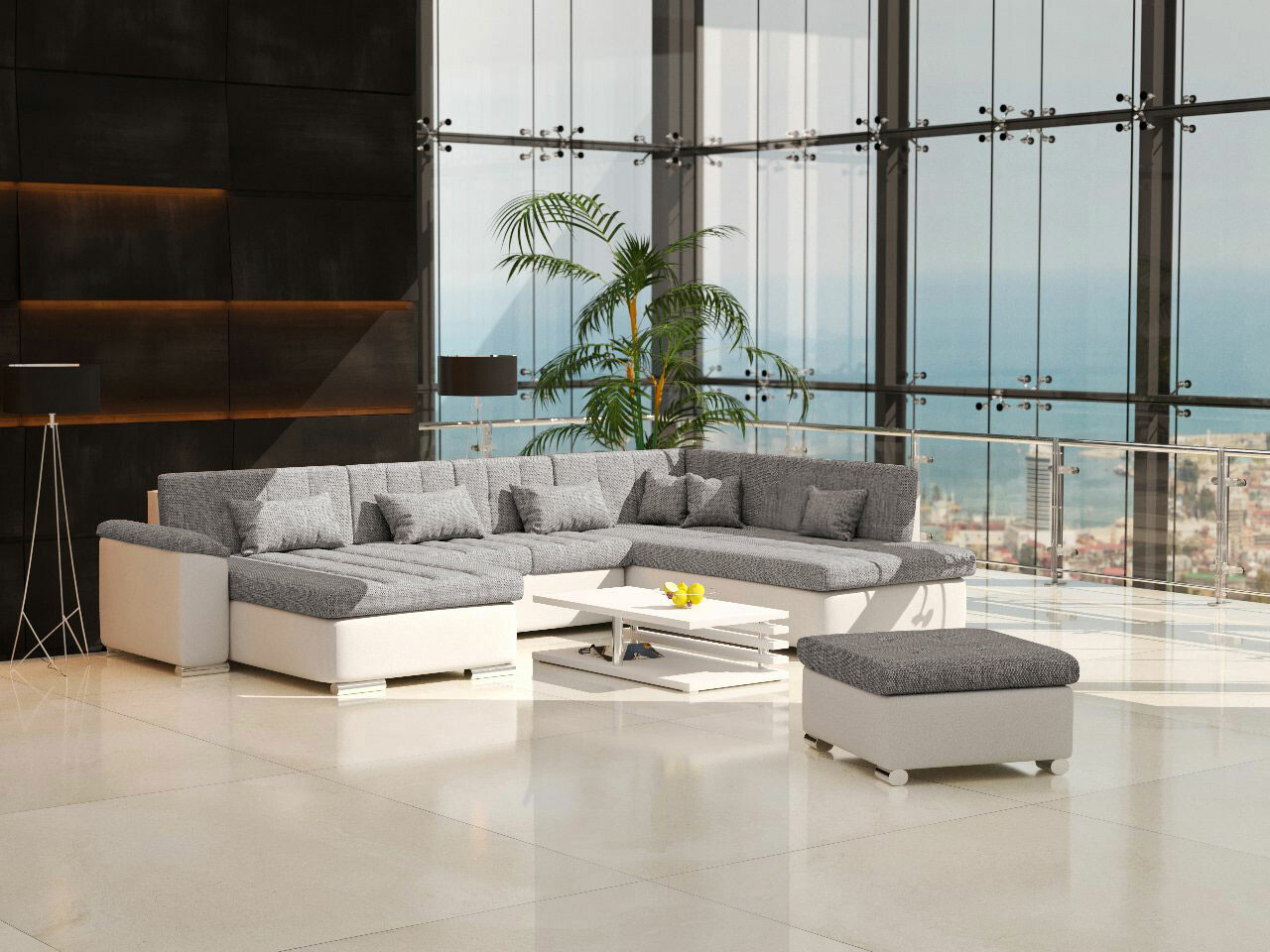 Set tapaciranog nameštaja Comfivo Gemma (Soft 017 + Lawa 05)
