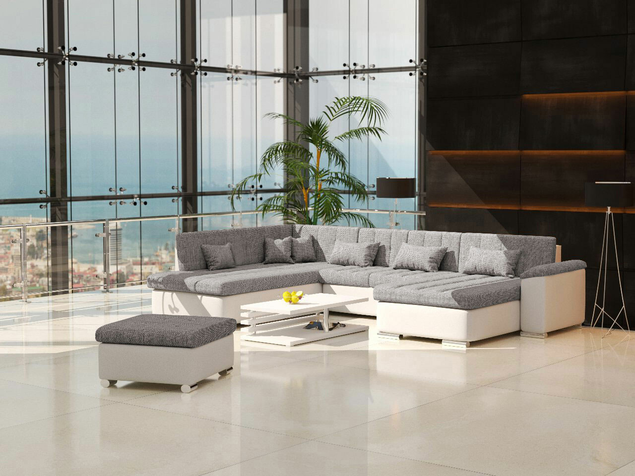 Set tapaciranog nameštaja Comfivo Gemma (Soft 017 + Lawa 05)