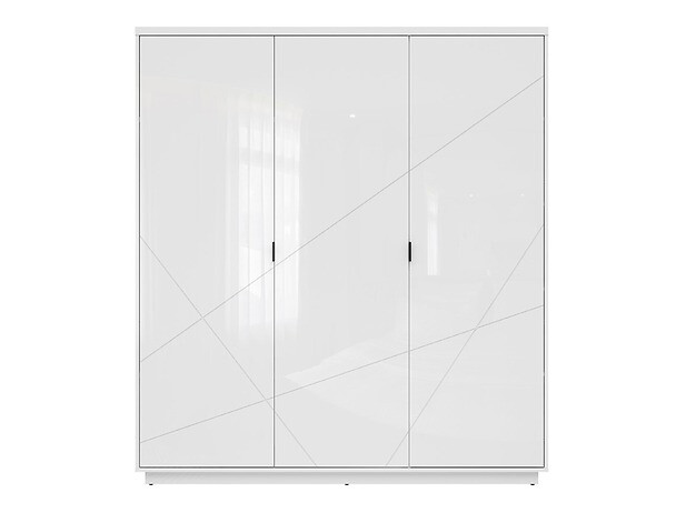 Ormar Fivale 116 (Sjajno belo + Belo)