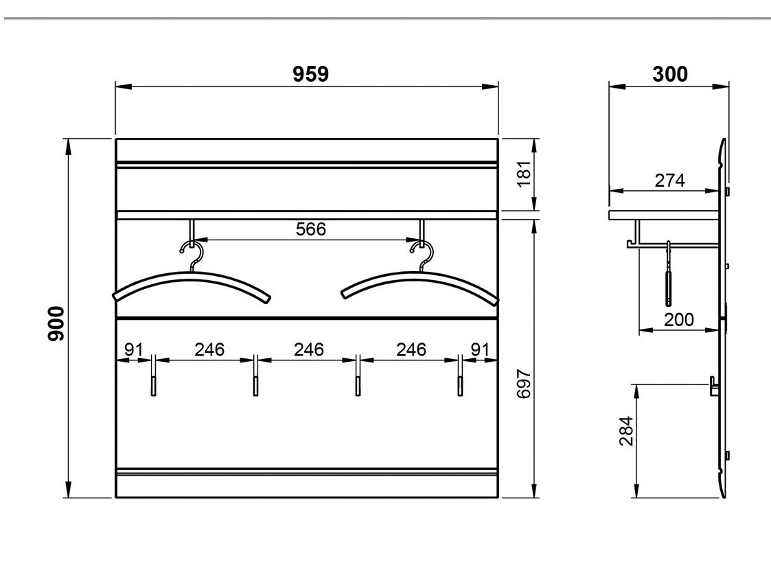 Čiviluk Livromu 105 (Bukva)