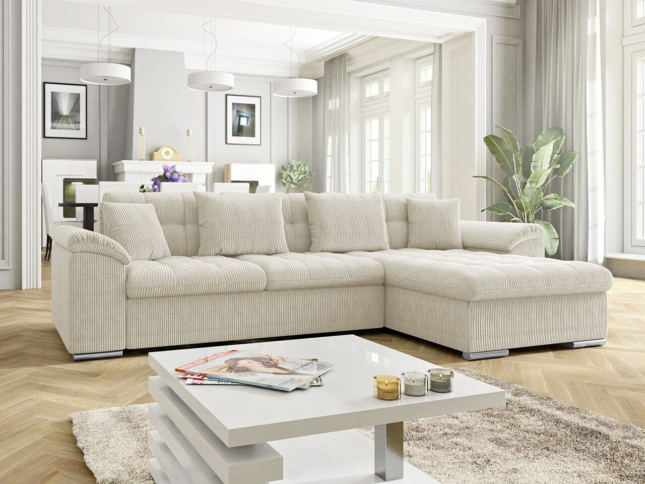 Ugaona sofa Comfivo 107 (Poso 100)