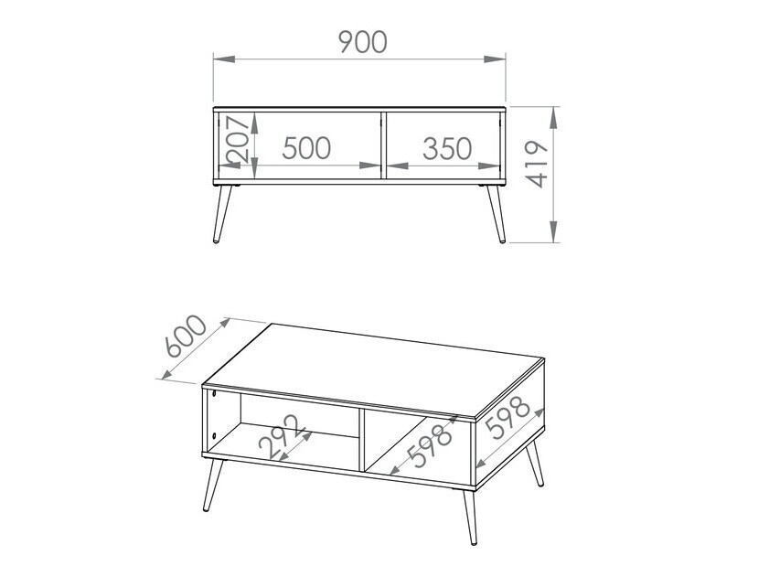 Stočić za kafu Elbrevi 107