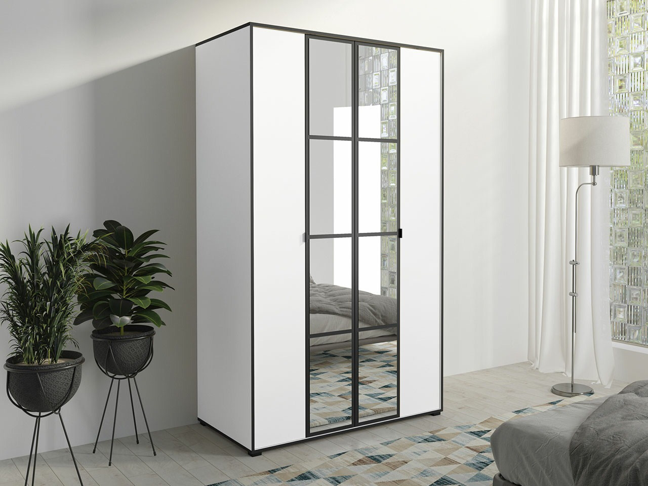 Ormar Toledo 117 (Belo + Crno)