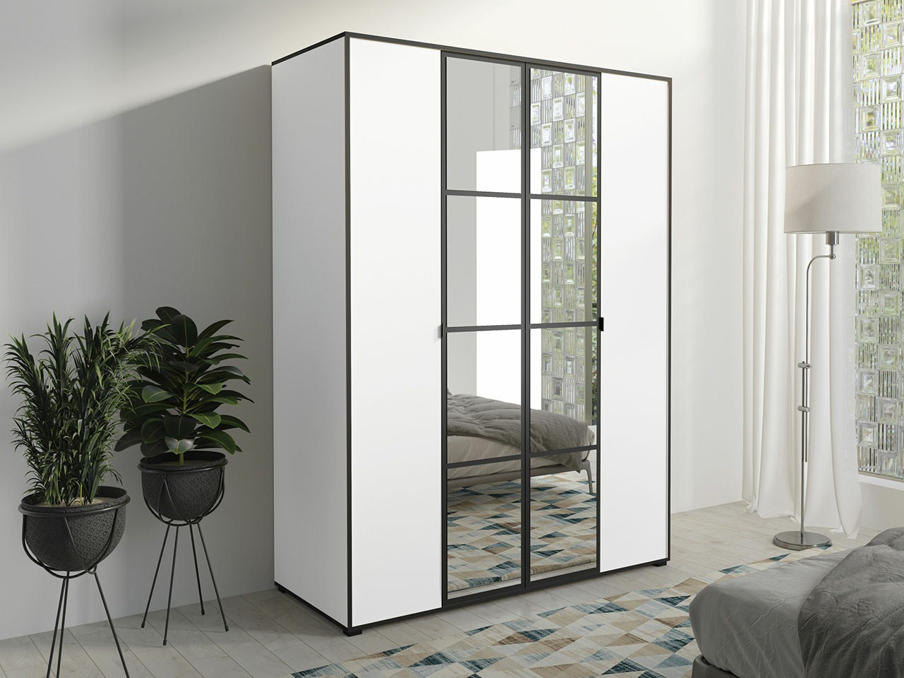 Ormar Toledo 117 (Belo + Crno)