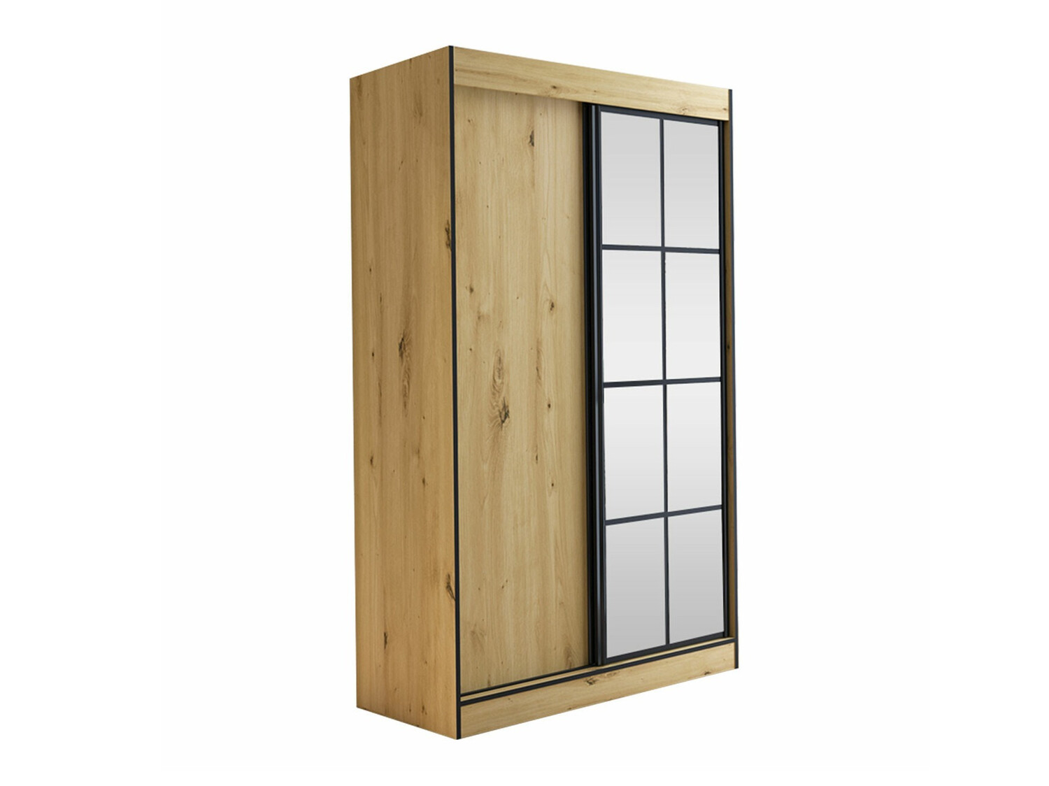 Ormar Toledo 118 (Zanatski hrast + Crno)