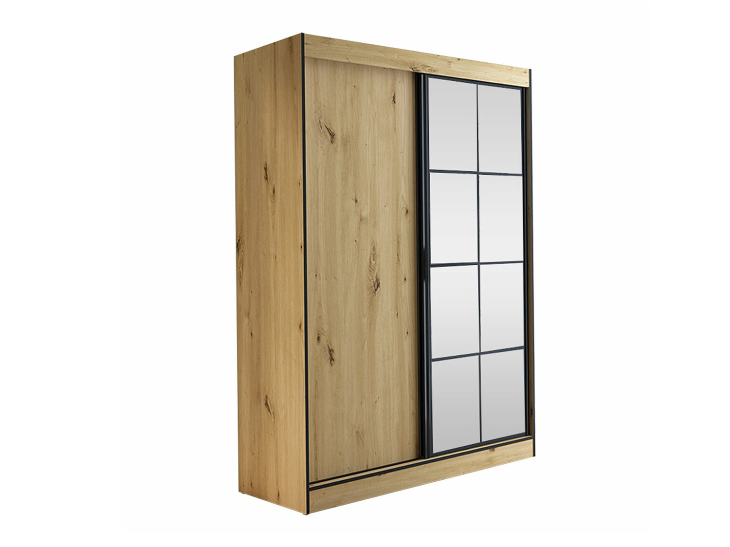 Ormar Toledo 118 (Zanatski hrast + Crno)