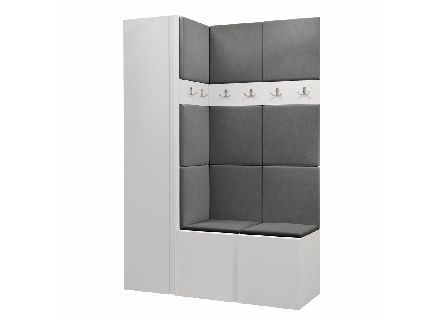 Set za hodnik Hartford 471 (Belo)